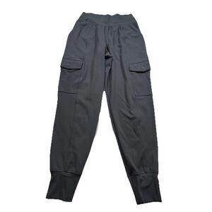Athleta XS Venice High Rise Cargo Jogger Grey Casual Utility Joggers EUC